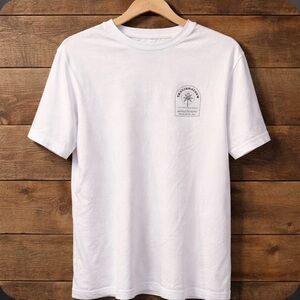 Travis Mathew White Short Sleeve Tee